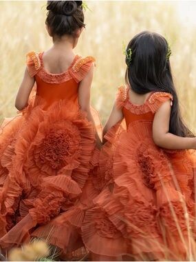 Dollcake Autumn Frock Ruffle Tulle Costume/formal Dress